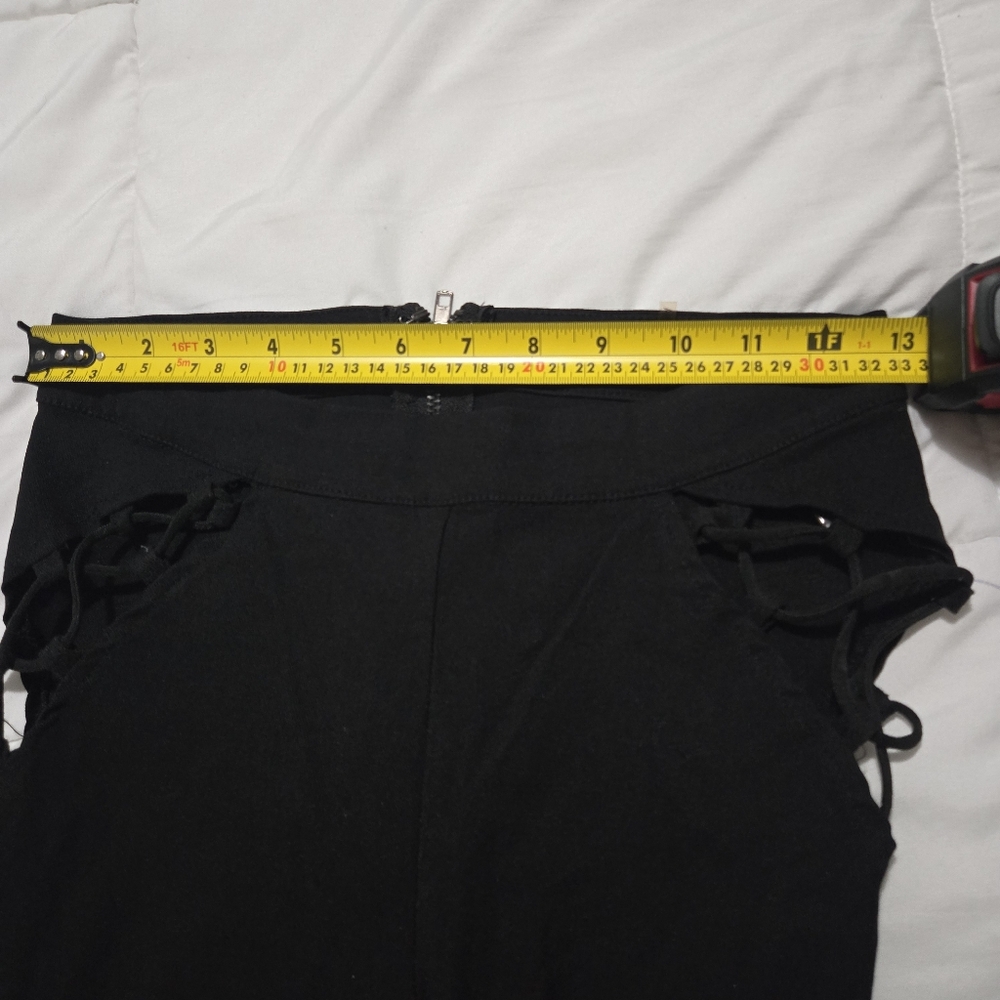 Fashion Nova Black Crisscross Leggings - Picture 17 of 17